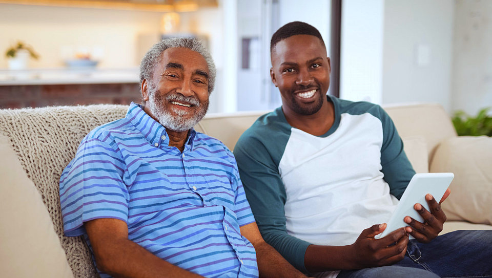 image of two men smiling